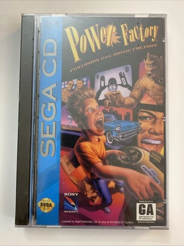 Power Factory Featuring C+C Music Factory Sega CD 1992 New Sealed Rare Game