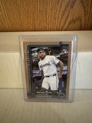 2025 Topps Update Agustin Ramirez RC Gold /2025 #US332 Miami Marlins