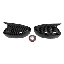 For Infiniti G25 G37 Q40 Q60 2009-2015 Carbon Fiber Sde Wing Mirror Cover Cap om