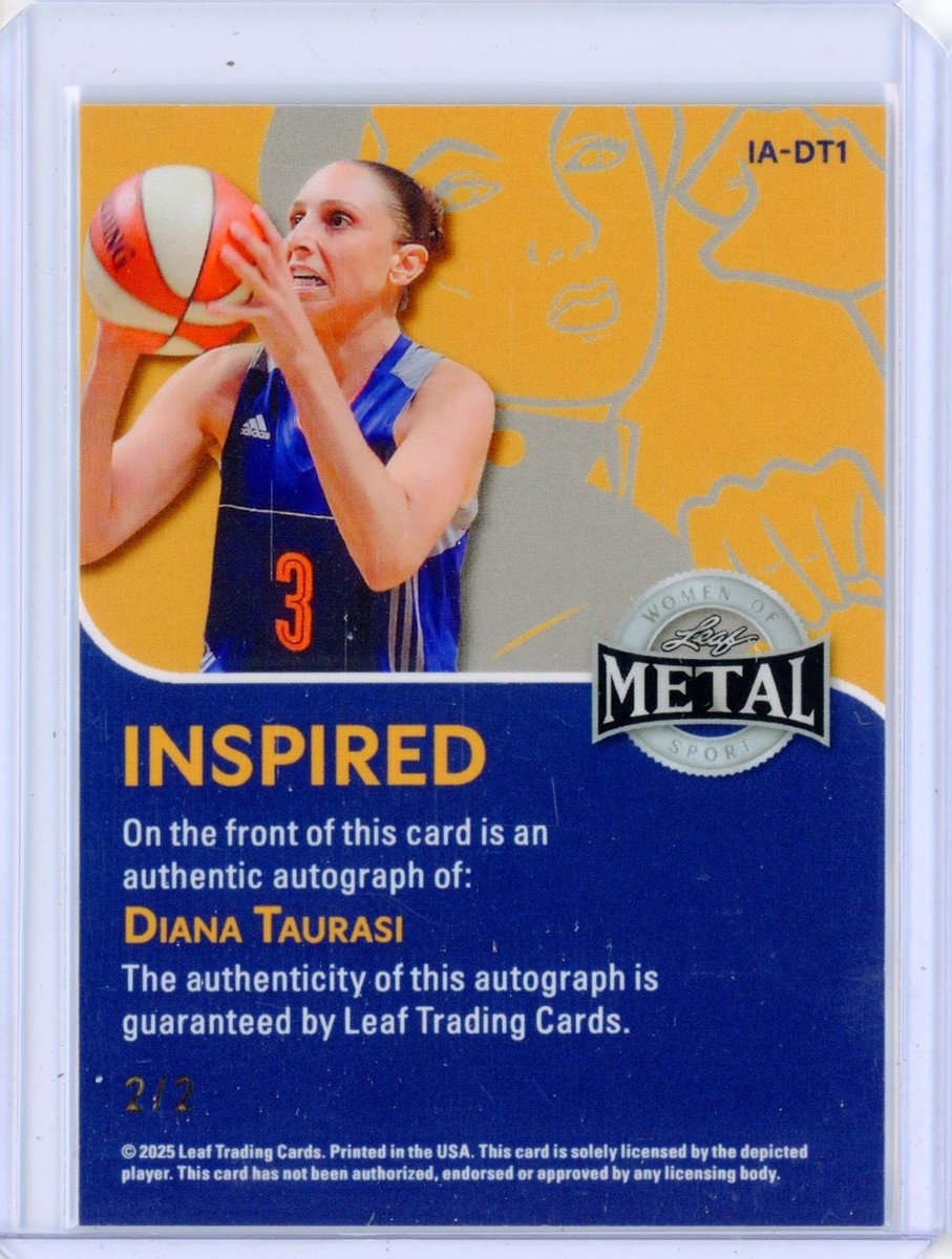 2025 Leaf Metal Women of Sport - Inspired Autographs Diana Taurasi