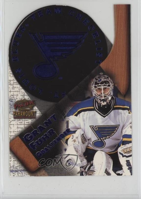 1998-99 Pacific Paramount Team Checklists Grant Fuhr #22 HOF 8sr