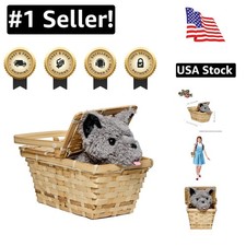 Wizard of Oz Toto in a Basket Costume Accessory - Perfect for Kids  Adults