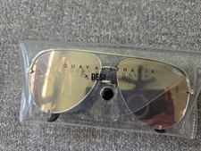 QUAY High Key 126 Aviator Sunglasses Gold Frame Gold Lens