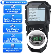 OBDPROG MT401 Car Cluster Odometer Correction Adjust Mileage Scanner with Clock