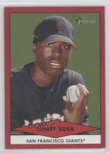 2007 Bowman Heritage Prospects Red 1/1 Henry Sosa #BHP56 5c9