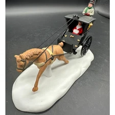 Dept 56, Heritage Village Collection Accessory, "Kings Road Cab" #55816, 1989