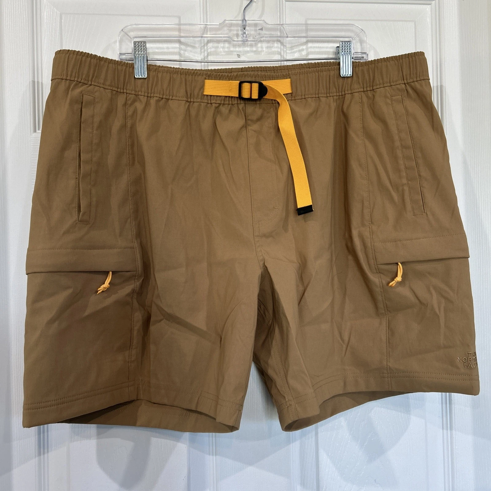 The North Face Class V Short Belted Utility Brown Cargo Hiking Train Stretch XXL