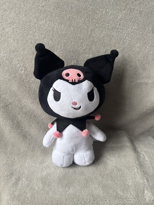2024 Sanrio Kuromi Kaninchen weiches Plüschtier schwarz rosa Stofftier 12 Zoll