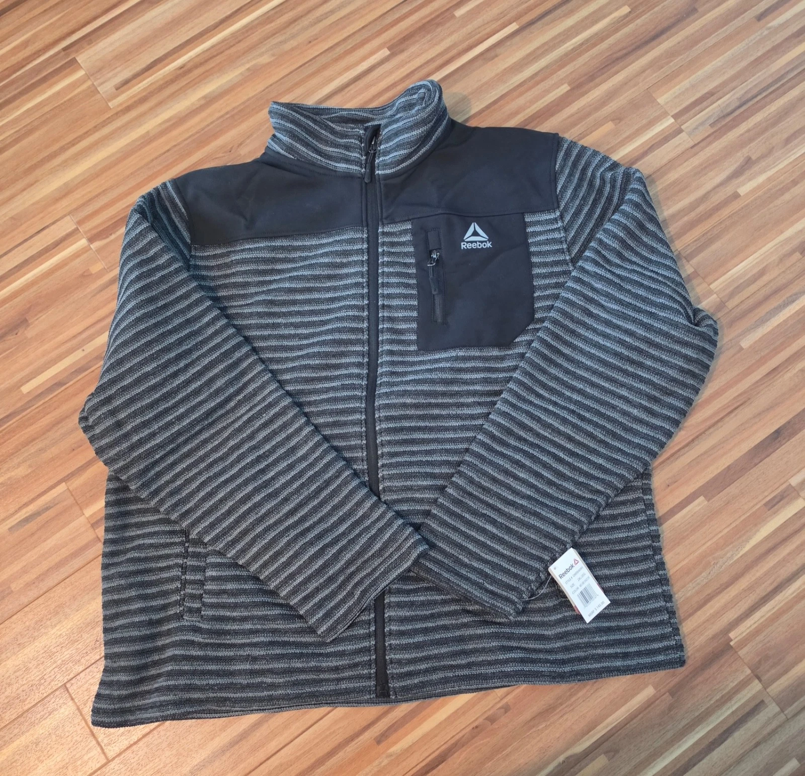 Reebok Jacket Men’s Textured Fleece Jacket - 2XL