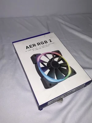 NZXT AER RGB 2 Series HF-28120-BW Black 120 mm 3-Pin Single Case Fan - Image 1 of 4