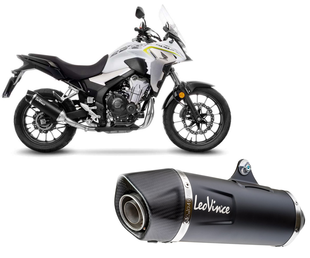 Exhaust Muffler Leovince NERO for HONDA CB 500 X 2019 2024 UK