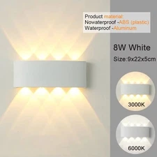 LED Wall Sconces Up Down Modern Wall Lamp Indoor Outdoor Lights for Home Decor