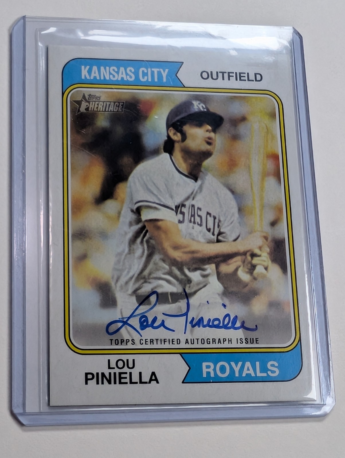 2023 Topps Heritage - Real One Autographs Lou Piniella #ROA-LPA (AU)