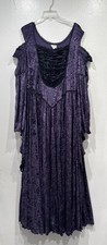 Legends Jojo Bejano Dark Romantic Gothic Princess Dress Purple Black Velvet XXL