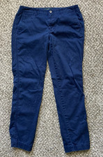 LRL Lauren Jeans Co By Ralph Lauren Pants Women's Size 6 Navy Chino Straight Leg