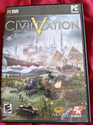 Sid Meier's Civilization V 5 (PC DVD-ROM, 2010 2K Games) Complete CIB With Chart