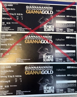 1x Gianna Nannini   Waldbühne Berlin   19.09.2026