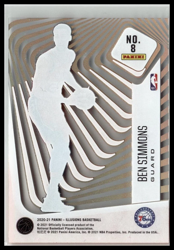 2020-21 Panini Illusions #8 Ben Simmons Amazing - Image 2 of 2