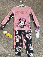 Disney Minnie Mouse Cotton Pajamas Set - 4 Piece - 4T NEW