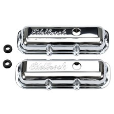 Edelbrock Valve Cover Set 4488 Signature Series Chrome Steel For Chevy 2.8l V6 Edelbrock Valve Cover Set 4488 Signature Series Chrome Steel For Chevy 2.8l V6