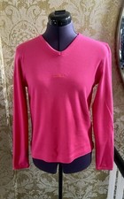 Vintage Kickers Women's Top Size 14 Hot Pink 100% Cotton