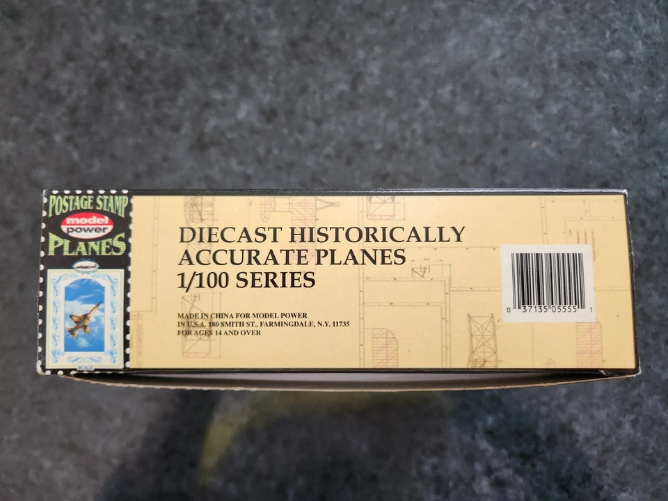 Postage Stamp Planes - 100 Years of Flight - No.5555 Wright Flyer - Image 2 of 2