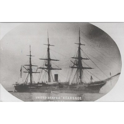 AK USS Kearsarge Schiff Echtfoto Weltschiff Fotothek
