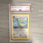 Pokémon Dark Dragonite 5/82 Team Rocket Holo Rare PSA 8 2000 English