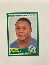 Barry Sanders -- 1989 Score #257 -- Rookie RC