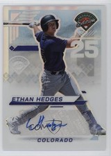 2025 Panini Prospect Edition Silver Prizm Signatures Ethan Hedges #183 Auto