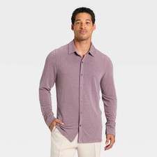 Men's Long Sleeve Knit Commuter Polo Shirt - All In Motion