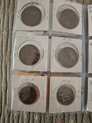 Lot of 60 Random Foreign Coins in Coin Album #10 - Picture 13 of 21