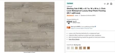 Pallet Sale - Lifeproof Flooring Sterling Oak 6 MIL - 28 cases