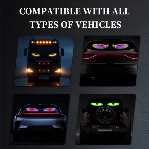 Truck-Specific Devil's Eye LED-Screen Truck Eye Light Dynamic APP-DIY 120-150cm - Picture 6 of 21