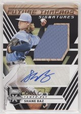 2020 Elite Extra Edition Future Threads Signatures Black /99 Shane Baz Auto uk2