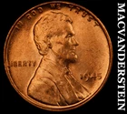 1945 Lincoln Wheat Cent - Red Choice Gem Brilliant Unc  No Reserve  #K1285