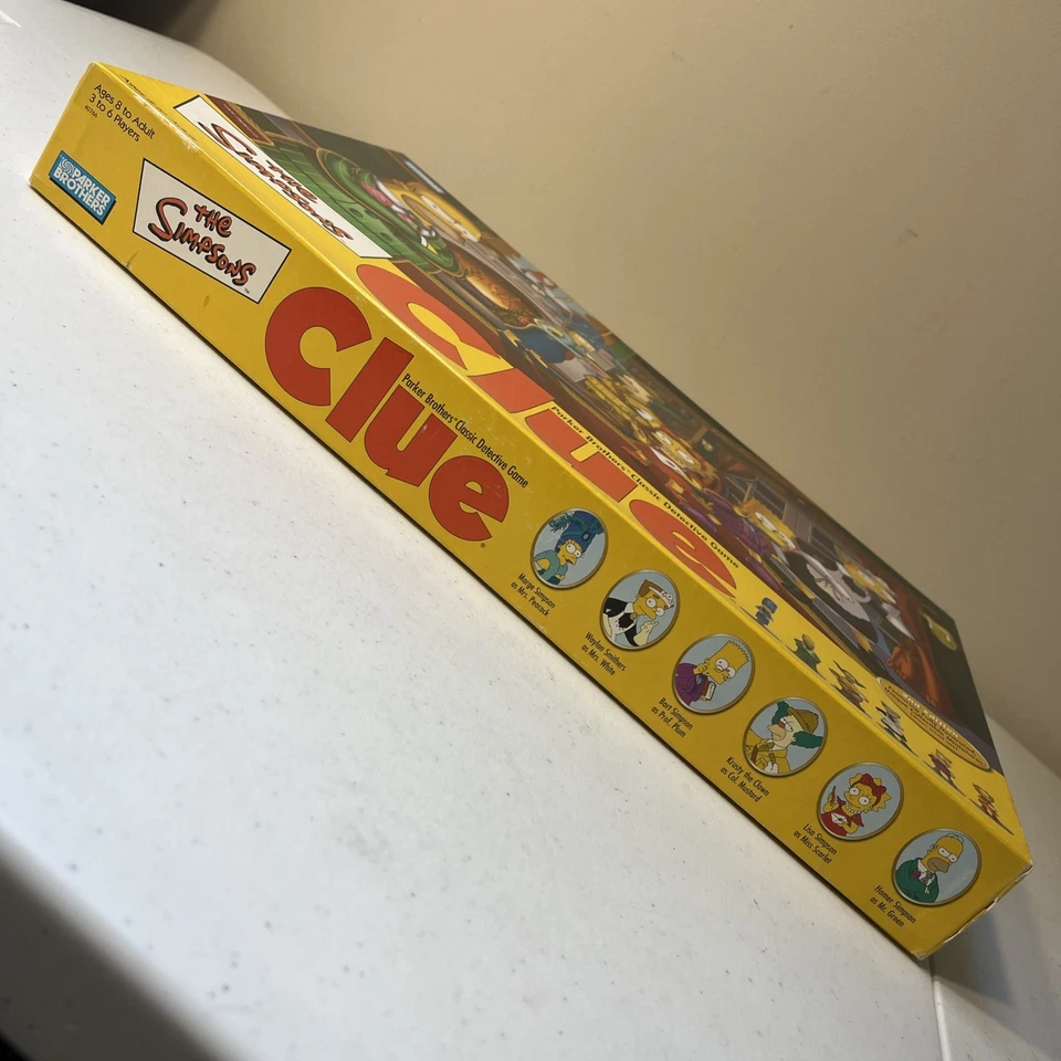 Hasbro The Simpsons Clue Detective Game 100% Complete 2002 - Image 4 of 4