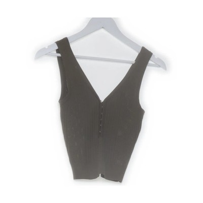 H&M, Tank­top, Größe: XS, Grün, Polyamid, Rippenstrick, Damen #pxE