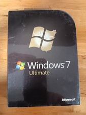 Microsoft Windows 7 Ultimate 32/64 Bit DVD -Full Retail Version -New Sealed Box