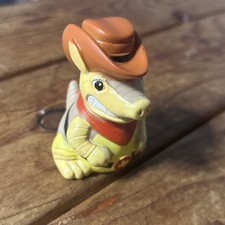 Texas Roadhouse ANDY THE ARMADILLO mascot animal Cowboy Bandana figure