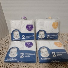 Lot 8prs New Gerber Waterproof Pants 0-3 Months  3-6 Months