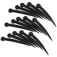 100pcs Black Plastic Bird Beak - Realistic Bird Beak for DIY Crafts Toy Making