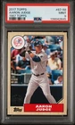 2017 Topps Aaron Judge #87-58 1987 Topps Rookie Card PSA 9 MINT