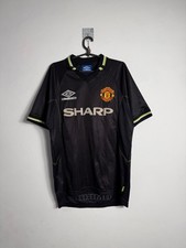 Manchester united 1998/1999 Third Jersey Sz-L Shirt Football Soccer Vintage