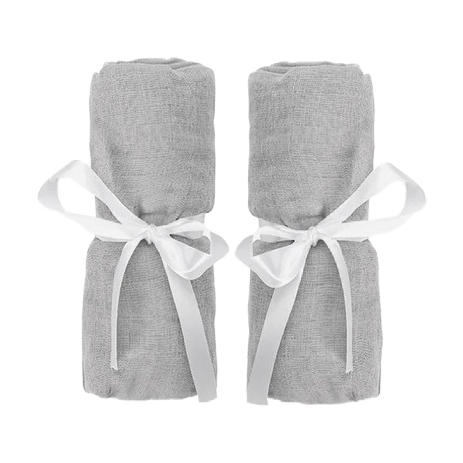 Fitted Sheets for Travel Crib & Play Yard Floor Pad (2-Pack) - Ultra-Breathab...-image