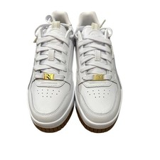 PUMA Carina Street Lux Lace Up Sneakers White Womens Size 6.5 New