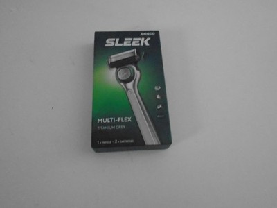Dorco Sleek Multi-Flex Razor & 2 Cartridges New In Box
