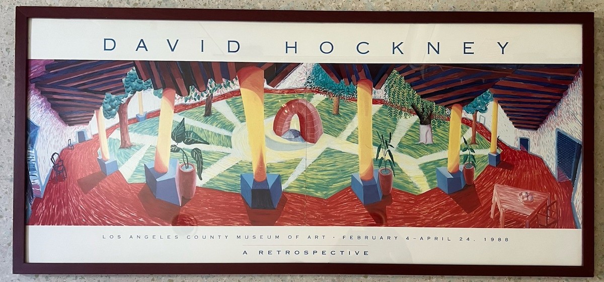 1988 David Hockney Los Angeles County Museum of Art Exhibition