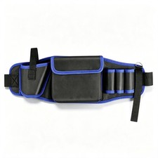 Waterproof Tool Belt for Professionals Made of 1680D Oxford Cloth Blue