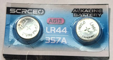 2 PACK LR44 ALK. BATTERY EXP 12/30 AG13 357A L1154 PX76A V13GA KA FREE SHIP 